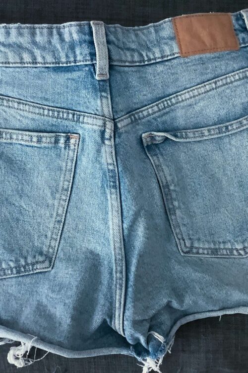 ZARA blue denim shorts full cotton.